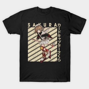 Graphic Sakura Girl Japanese Anime T-Shirt